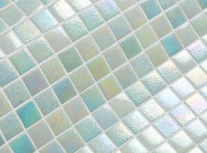 Hisbalit Skleněná mozaika bílá Mozaika BRAC 2,5x2,5 (33,3x33,3) cm - 25BRACLH