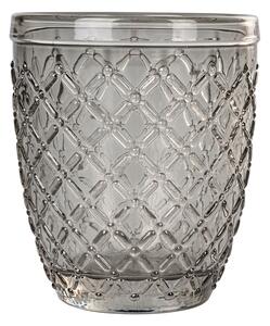 VILLA D’ESTE HOME TIVOLI Set sklenic na vodu Castle Stones 6 kusů, kávové odstíny, dekorované sklo, 275 ml