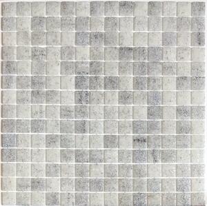 Hisbalit Skleněná mozaika šedá Mozaika REEF BALI 2,5x2,5 (33,3x33,3) cm - 25BALILH