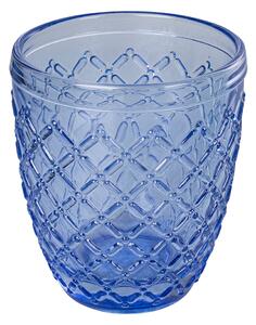 VILLA D’ESTE HOME TIVOLI Set sklenic na vodu Castle 6 kusů, odstíny modré, dekorované sklo, 275 ml