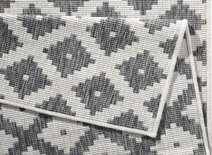 Kusový koberec Twin-Wendeteppiche 103126 grau creme 160x230 cm