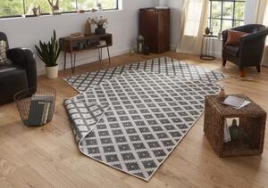 Kusový koberec Twin-Wendeteppiche 103126 grau creme 80x150 cm