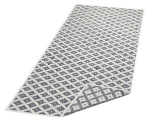 Kusový koberec Twin-Wendeteppiche 103126 grau creme 80x350 cm