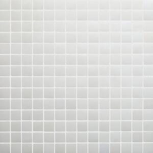 Hisbalit Obklad skleněná bílá Mozaika GLACÉE COCO 2,5x2,5 (33,3x33,3) cm - 25COCO