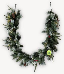 Girlanda Zasněžená Zdobená 50 LED 180 cm