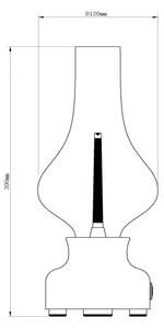 Lucide 74516/02/32 - LED Stmívatelná stolní lampa JASON LED/2W/230V červená