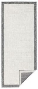 Kusový koberec Twin-Wendeteppiche 103108 creme grau 80x350 cm