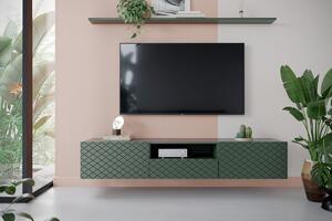 Závěsný TV stolek Scalia 190 cm s výklenkem - labrador mat