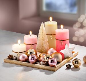 Dekorační sada se svíčkami Sladké Vánoce