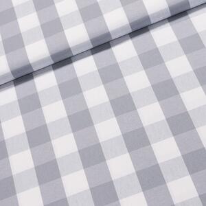 KANAFAS CZ Pravý český bavlněný kanafas ALICE K3,5 12010 kostka 3,5cm, šedý, š.140cm (látka v metráži)