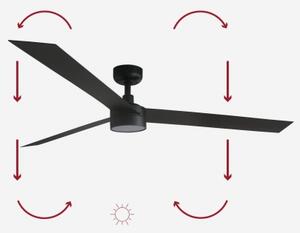 FARO 34293-1TW - LED Stmív. ventilátor CRUISER LED/18W/230V 2700/3000/4000K + DO