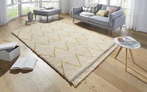 Kusový koberec Desiré 103320 Creme Gold 80x200 cm