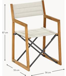 Ručně vyrobená zahradní židle z teakového dřeva Loft