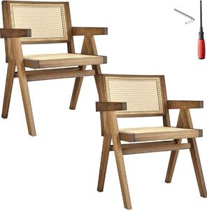 Tectake® Lissy křeslo v boho stylu 59 x 56,5 x 82,5 cm, nosnost 120 kg