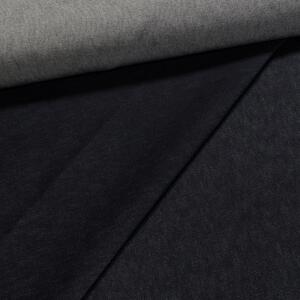 Bavlněná riflovina (denim, džínovina) temně modrá, klasická, š.160cm, 340 g/m2, 100% bavlna (látka v metráži)