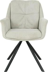 HowHomely židle HELIX - Moderní design pro pohodlí, béžová barva
