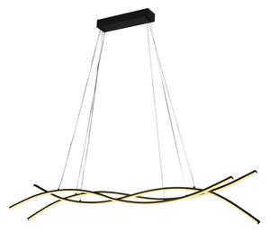 LED Stmívatelný lustr na lanku LED/80W/230V 3000-6500K + dálkové ovládání