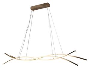 LED Stmívatelný lustr na lanku LED/80W/230V 3000-6500K + dálkové ovládání