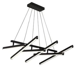 LED Stmívatelný lustr na lanku LED/90W/230V 3000-6500K + dálkové ovládání