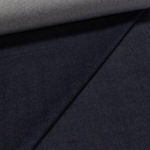 Bavlněná riflovina (denim, džínovina) modrá, klasická, š.160cm, 340 g/m2, 100% bavlna (látka v metráži)
