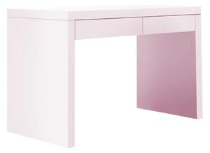 Psací stůl se šuplíky o šířce 120 cm SIMONE růžový