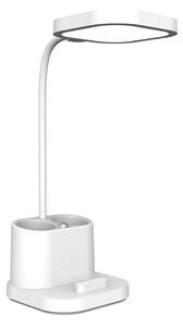 Platinet LED Stmívatelná nabíjecí stolní lampa s držákem a powerbankou LED/5W/5V 2400mAh PL0455