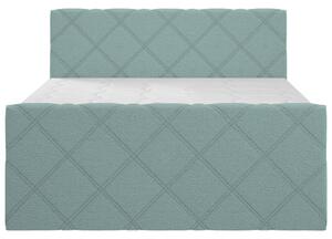 POSTEL BOXSPRING, 180/200 cm, textil, mátově šedá Esposa - Postele s úložným prostorem