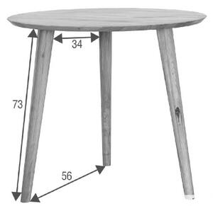 CANBERRA Jídelní stůl 75x75 cm, dub