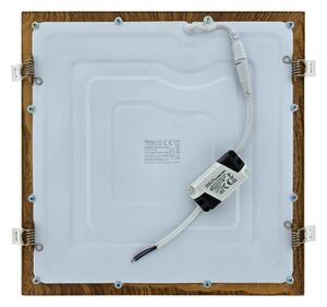 LED Podhledové svítidlo SQUARE LED/24W/230V 4200K 29,2x29,2 cm hnědá