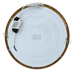 LED Podhledové svítidlo CIRCLE LED/24W/230V 4200K pr. 29,6 cm hnědá
