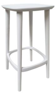 Pedrali Bílá dřevěná barová židle Babila 2702 65 cm