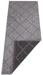 Kusový koberec Twin Supreme 103757 Black/Anthracite 80x150 cm