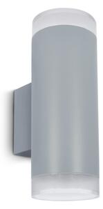 Brilagi - Venkovní nástěnné svítidlo MATERA 2xGU10/30W/230V šedá IP54