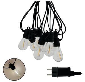 LED Venkovní dekorační řetěz 10xLED/0,36W/230V 8 m IP44 černá