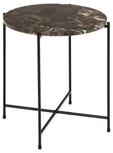ODKLÁDACÍ STOLEK, hnědá, tmavě hnědá, kámen, 42/42/45 cm XXXL - Online Only konferenční stolky, Online Only