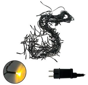 LED venkovní řetěz 200xLED/230V 7,6 m IP44 černá