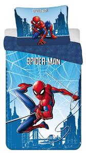 Jerry Fabrics povlečení SPIDERMAN BLUE 04, modré, bavlna hladká, 140x200cm + 70x90cm