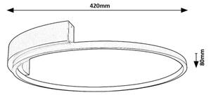 Rabalux 71287 - LED Stropní svítidlo HOLIZE LED/23W/230V