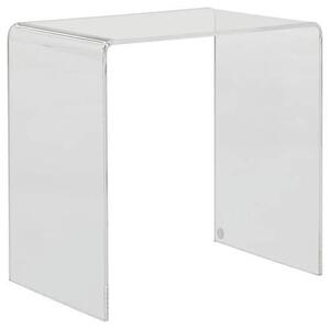 ODKLÁDACÍ STOLEK, čiré, plast, 44/29,5/42,5 cm XXXL - Online Only konferenční stolky, Online Only