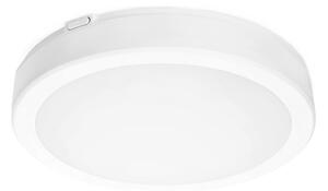 LED Koupelnové stropní svítidlo se senzorem NAIROS LED/24W/230V IP65 bílá + DO