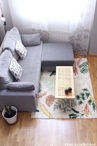 Ručně tkaný kusový koberec Botanic Plants 140x200 cm