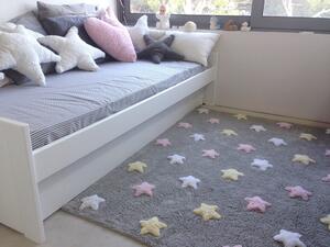 Ručně tkaný kusový koberec Tricolor Stars Grey-Pink 120x160 cm