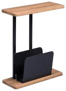 ODKLÁDACÍ STOLEK, černá, barvy dubu XXXL - Online Only konferenční stolky, Online Only