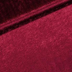Polyesterový samet VELVET 83 UNI jednobarevný vínový š.150cm (látka v metráži)