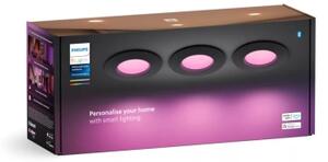 Philips -SADA 3x LED RGBW Stmívatelné koupelnové svítidlo Hue SLIM LED/8,3W/230V