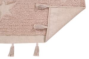 Ručně tkaný kusový koberec Hippy Stars Vintage Nude 120x175 cm