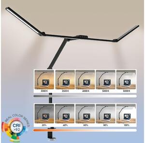 LED Stmívatelná flexibilní stolní lampa LED/36W/230V 3000-6500K CRI 92 černá