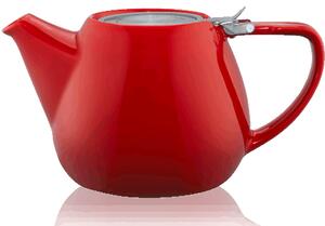 Kusmi Tea Keramická čajová konvice T.Totem s filtrem, 1,1 l, červená 5000000287