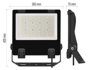 LED Reflektor AVENO LED/200W/230V 4000K 32000 lm IP66 černá