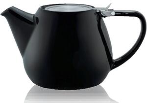 Kusmi Tea Keramická čajová konvice T.Totem s filtrem, 1,1 l, černá 5000000286